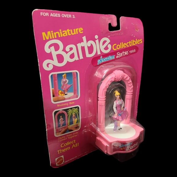 Vintage Miniature Barbie Collectibles "Sensations Barbie 1988" - Picture 2 of 13